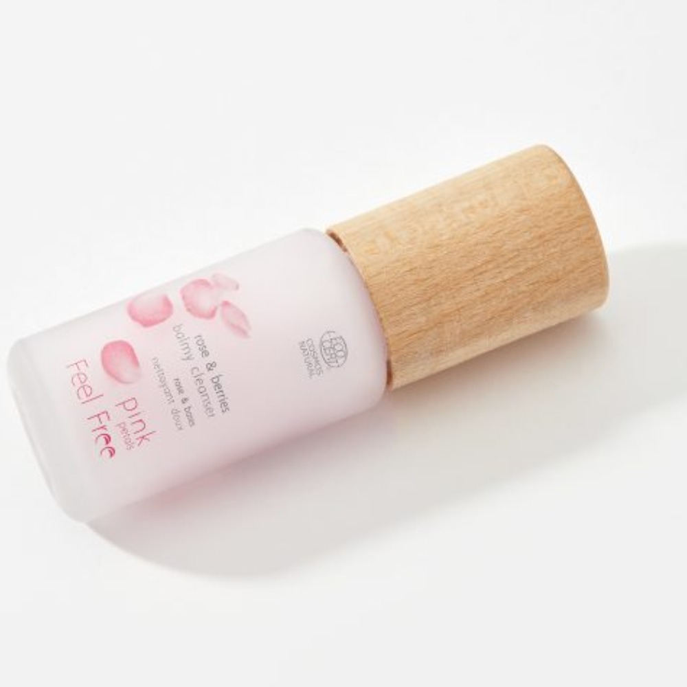 بالم پاک کننده صورت فیل فری مدل رز و انواع توت مناسب پوست‌های خشک و دهیدراته