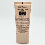 ضد آفتاب سان سیف کرم پودری و پرایمری(بژ طبیعی) مکیسان با SPF50 رنگی