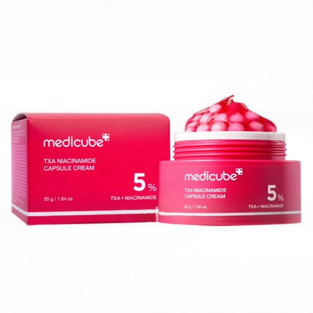 کرم کپسولی ضد لک ترانگزامیک اسید و نیاسینامید مدی کیوب TXA