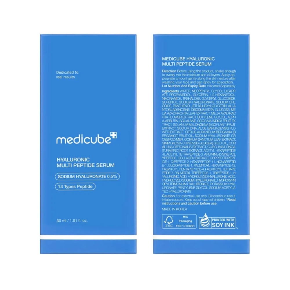 سرم هیالورونیک مولتی پپتاید مدی کیوب 