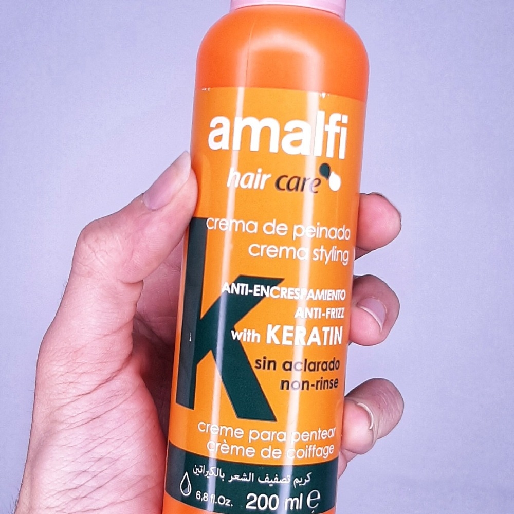 کرم موی بعد حمام کراتین آمالفی (Amalfi) حجم 200 میل