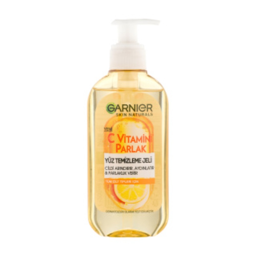 ژل شستشوی صورت مدل Vitamin C حجم 200 میل گارنیر