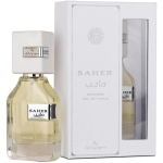 عطر ادکلن صاحب اینتنس سفید ارض الزعفران Saheb Intense
