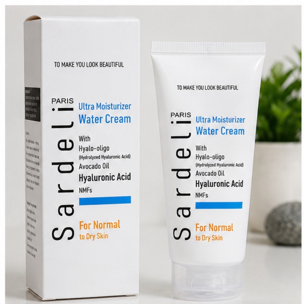 کرم آبرسان ساردلی مدل Ultra Moisturizer Water Cream مناسب پوست نرمال تا خشک