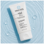 ضد آفتاب فلوئید نانو هیل SPF50+ مدل Fluid Invisible Sunscreen مناسب پوست خشک