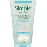 ژل شستشو صورت سری میسلار مدل واتر بوست 150میل سیمپل