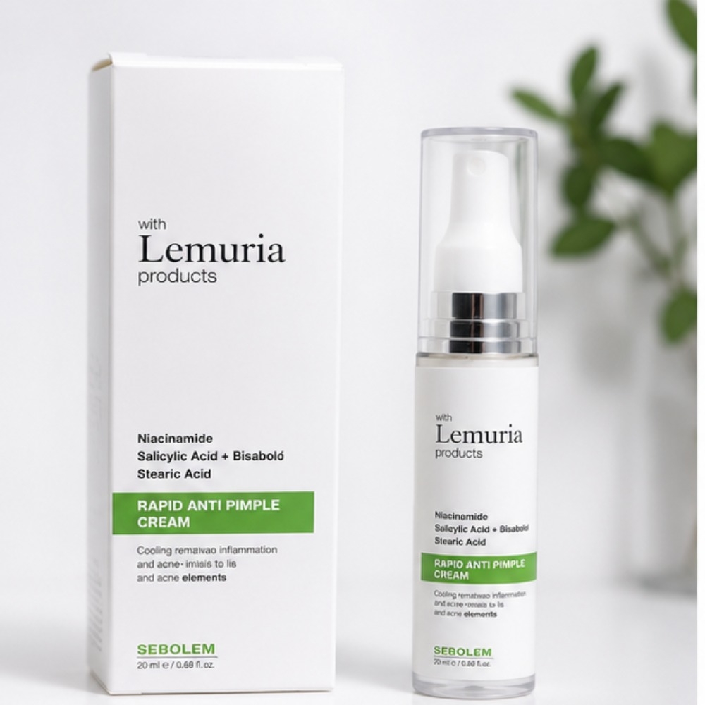 کرم ضدجوش سریع لموریا Rapid Anti Pimple Cream حاوی نیاسینامید و سالیسیلیک اسید