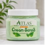 اسکراب کرمی اطلس مدل Green Mint مناسب انواع پوست صورت و بدن