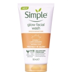 ژل شستشو صورت ویتامین C مدل Glow حجم 150میل سیمپل