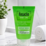 شوینده صورت پوست معمولی تا چرب Rosaclin Beauty Care Deeply Wash حاوی ویتامین C و هیالورونیک اسید