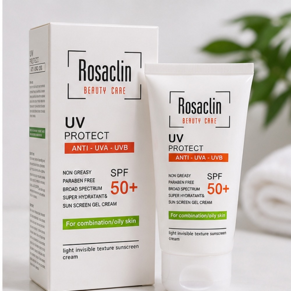ضد آفتاب روساکلین Rosaclin Beauty Care UV Protect SPF 50+ مناسب پوست چرب و مختلط