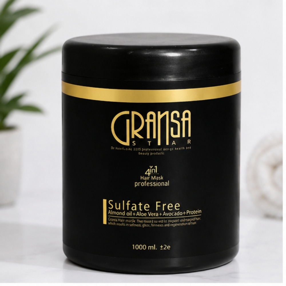 ماسک مو حرفه‌ای گرنسا 4in1 Hair Mask Professional حجم 1000 میلی‌لیتر