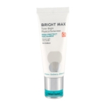 ضد آفتاب فیزیکال بی رنگ برایت مکس مدل Tone Bright با SPF 50 حجم 40 میلی لیتر