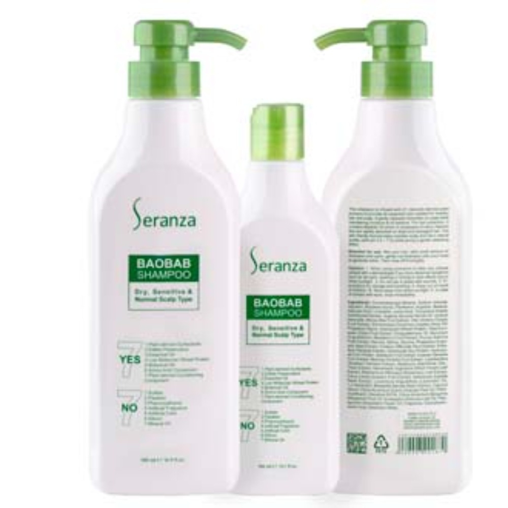 شامپو بائوباب مناسب موهای حساس و معمولی (فری سولفات)